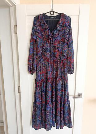 Роскошное миди платье ralph lauren 9