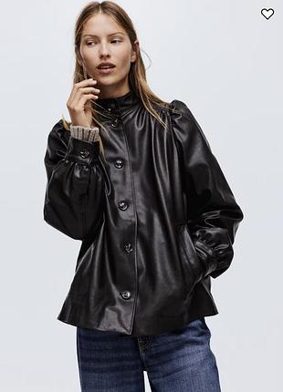 Куртка з екошкіри h&m