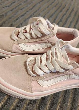 Кеди дитячі vans рожеві, розмір 28, довжина устілки 18 см,