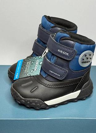 Детские зимние ботинки geox trekkyup amphibiox 21,22,23 р, сапоги мальчику