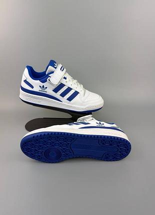 Білі кросівки adidas forum low 4