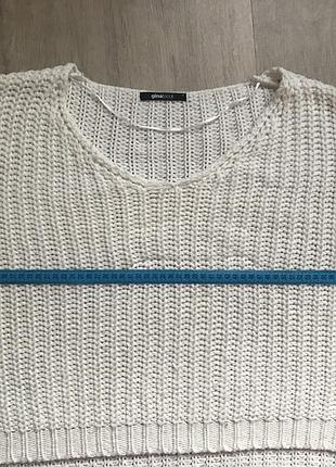 Свитер h&amp;m белый в идеальном состоянии 5