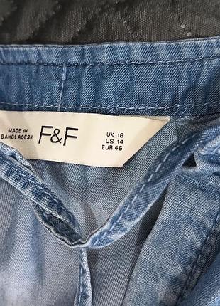 Платье легкое синее f&amp;f 2