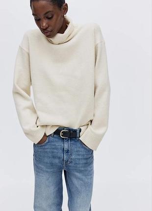 Светр жіночий кремовий h&m, розмір л