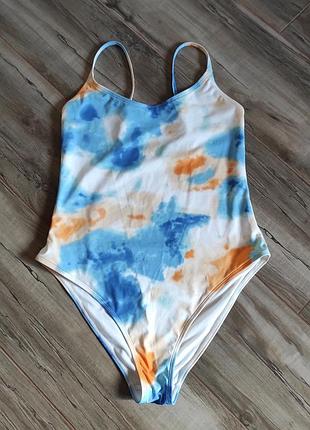 Суцільний купальник primark tie-dye (розмір m / eur 40-42)