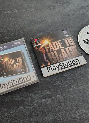 Диск fade to black (playstation one)