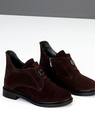 Черевики замшеві шоколад