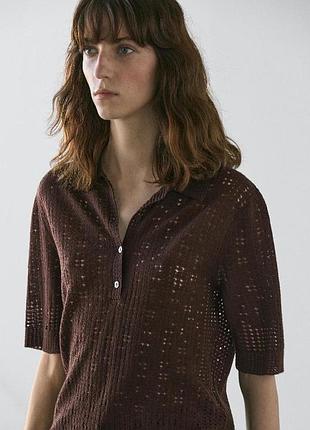 Джемпер-поло massimo dutti розмір л