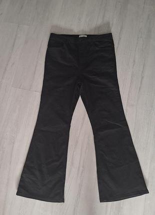 Брюки клеш черные rick owens type