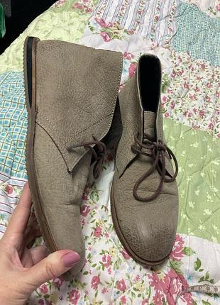 Шкіряні мякенькі 🍁ботинки дезерти р 41/27 см ben sherman