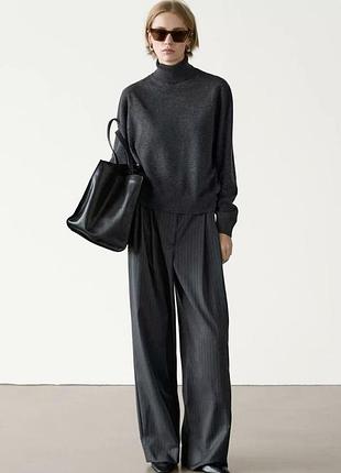 Женский кашемировый джемпер под горло uniqlo