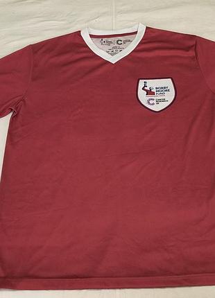 Bobby moore wc- 66 fund, england - спортивная стильная футболка - бобби мур 66- xl