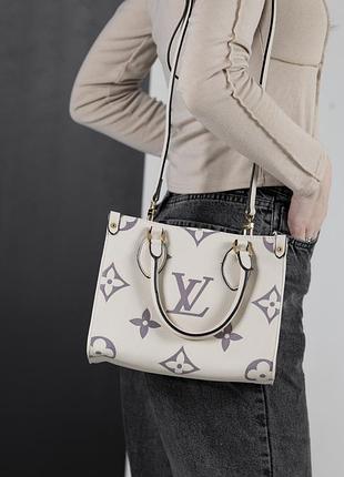💣 louis vuitton onthego mm 🤎 | шкіряна сумка |