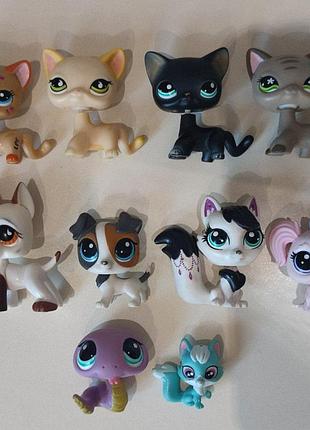 Лот іграшок lps littlest pet shop лпс (10 шт.)
