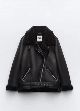 Дубленка zara