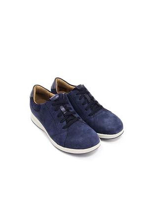 Туфлі кросівки з натуральної шкіри нубук clarks р.40
