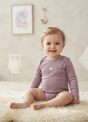 Боди с длинным рукавом 18м 86 см h&amp;m нм для девочки