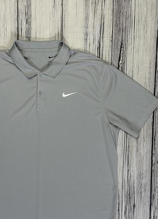 Nike футболка polo оригинал серая xl размер
