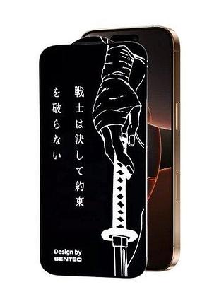 Захисне скло senteo katana tempered glass iphone 16 pro (6.3") 2.5d чорне