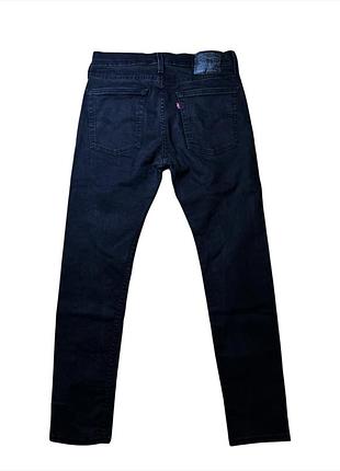 Мужские черные джинсы levi's 510 waterless (w30 l30)