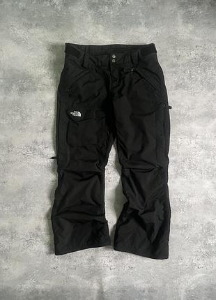Лижні штани жіночі the north face чорні, розмір m, на мембрані