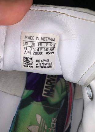 Кроссовки marvel x adidas stan smith "i am groot" 10