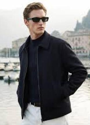Шерстяна вінтажна куртка banana republic (wool & cashmere) — розмір s / 46-48