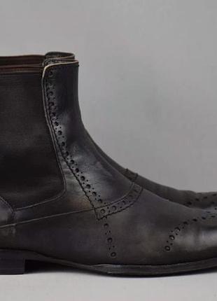 Officine creative solitude chelsea brogue премиум ботинки мужские кожаные черные оригинал 42-43 р/28 см grenson tricker's cheaney