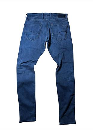 Мужские джинсы g-star raw revennd super slim (w34/l34) серые / графитовые