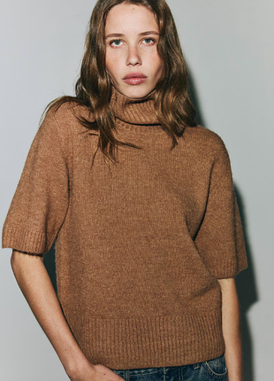 Гольф з коротким рукавом жіночий h&m розмір s