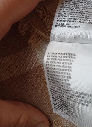 Великий шарф беж h&amp;m 7