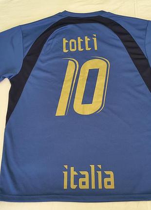 Vintage 2006 - francesco totti  №10 -jersey italia - фанатська колекційна вінтажна футболка ф. тотті №10 -xl