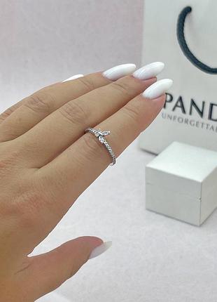 🔥серебряная кольца pandora бабочка