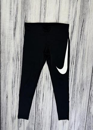 Nike лосины оригинал чёрные l размер