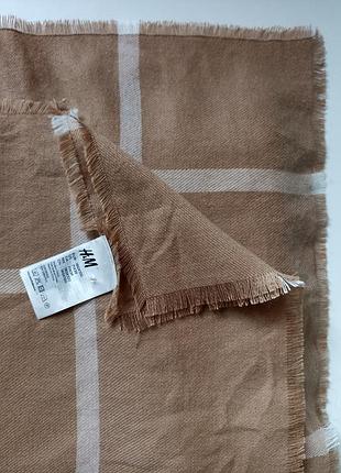 Великий шарф беж h&amp;m 8