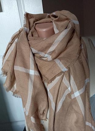 Великий шарф беж h&amp;m 2