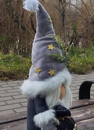 Новорічна іграшка гном 2