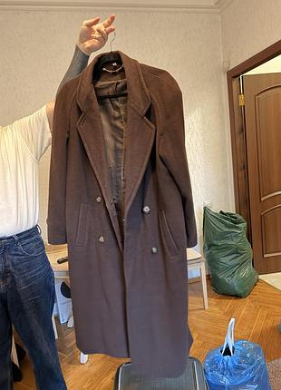 Вінтажне вовняне пальто
