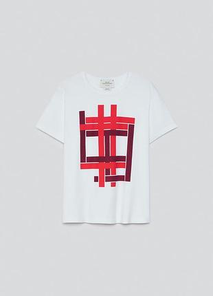 Футболка жіноча з принтом zara new