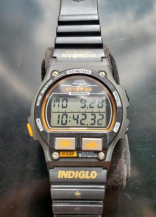 Timex ironman triathlon indiglo екстремальний цифровий годинник. початок 90х