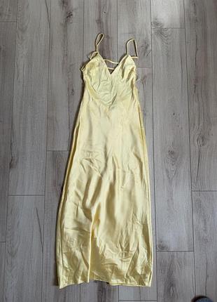 Сукня атласна zara 2