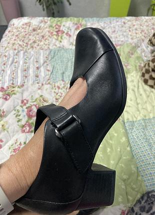 Вау!🤩 шкіряні туфлі мері джейн р 37/24 см clarks кларкс