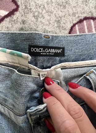 Джинси чоловічі dolce&gabbana сині, розмір 52, джинс
