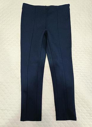 Леггинсы zara, лосины плотные синие