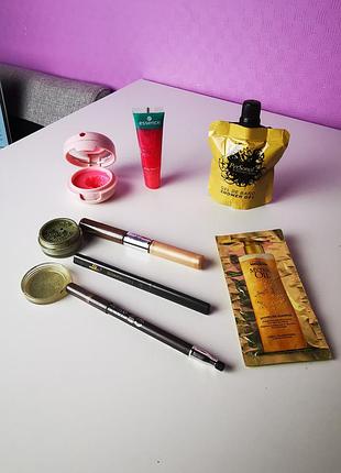 Лот косметики и уход: pupa, l’oréal mythic oil, oriflame, essence (8 позиций)