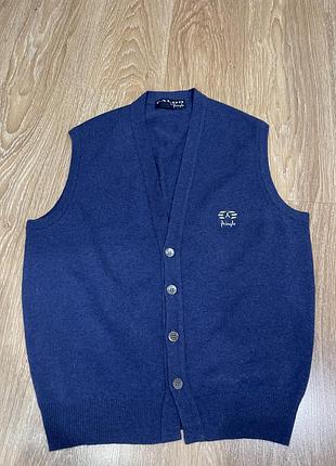 Шотландская шерстяная жилетка винтаж 100% wool
