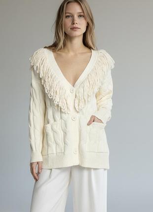 Max mara жіночій молочний кардіган !оригінал
