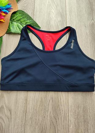 Спортивний топ reebok темно-синього кольору