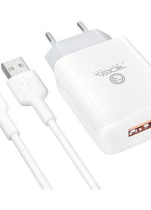 Cзу ridea rw-11211 element 2.1a with type-c cable white