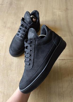 Круті жіночі шкіряні черевики кросівки filling pieces, нідерланди, р.35.